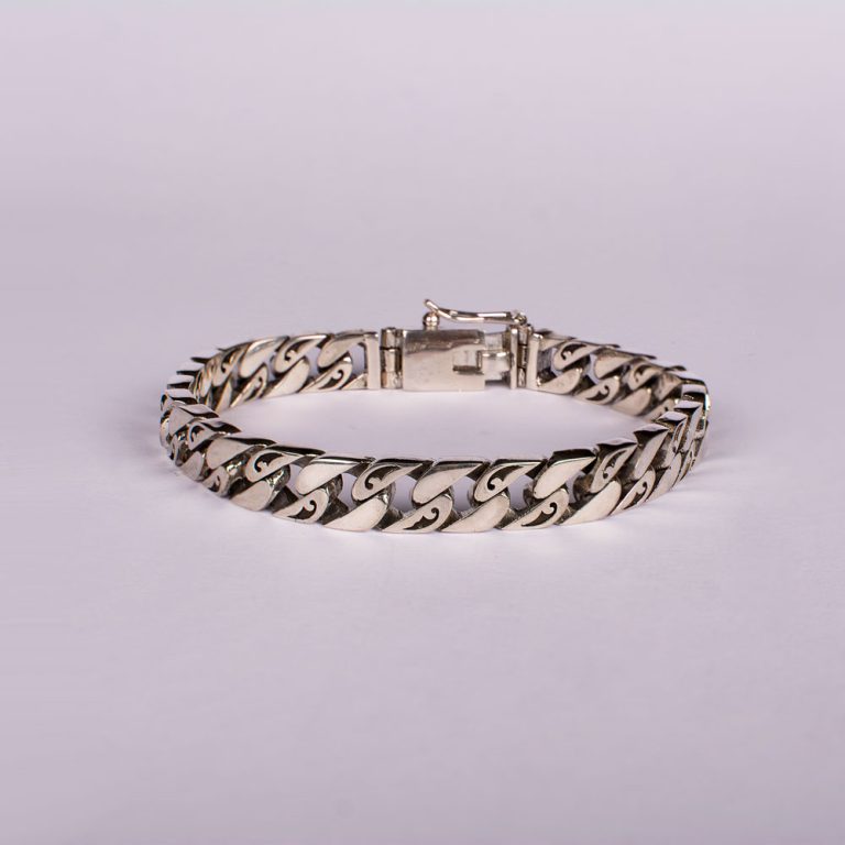 دستبند مردانه کارتیر سیاه قلم برند HB