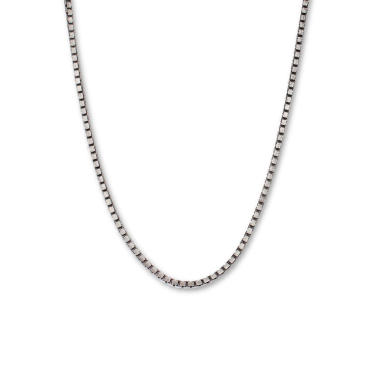 زنجیر مردانه نقره مدل ونزی