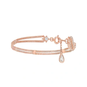 دستبند نقره آبکاری شده