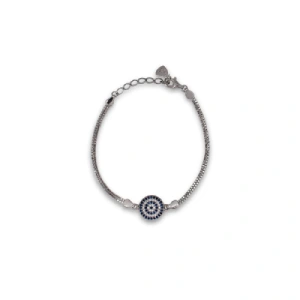 دستبند نقره چشم نظر