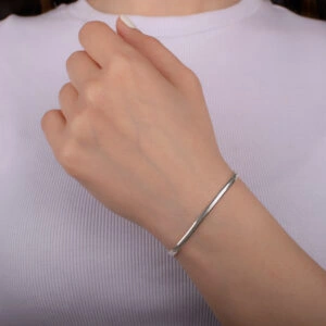 دستبند نقره زنجیری