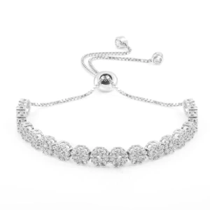 دستبند نقره کشویی