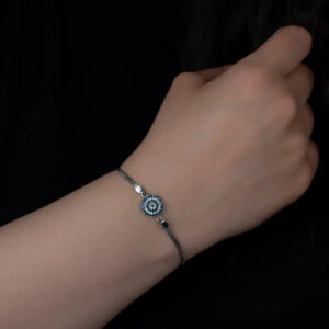 دستبند نقره چشم زخم