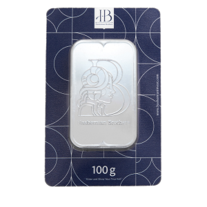 شمش نقره 100 گرم عیار 999.9